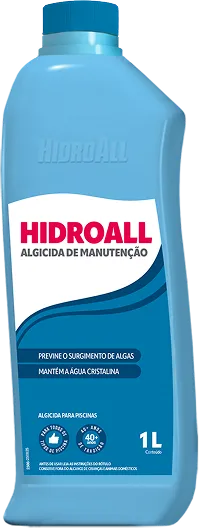 Frasco de 1 litro do Algicida de Manutenção da Hidroall