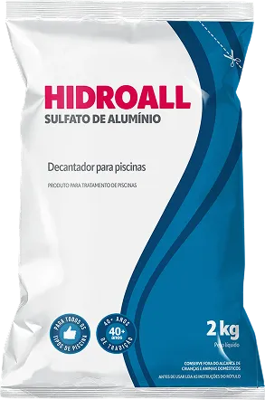 Pacote de 2 kg de Sulfato de Alumínio da Hidroall