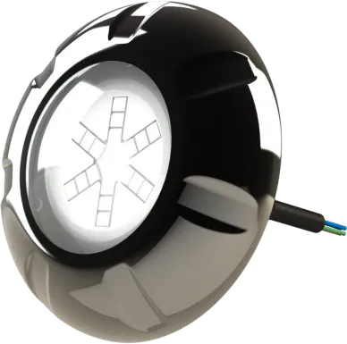 Refletor de LED LuxPool 9 W RGB inox da Tholz