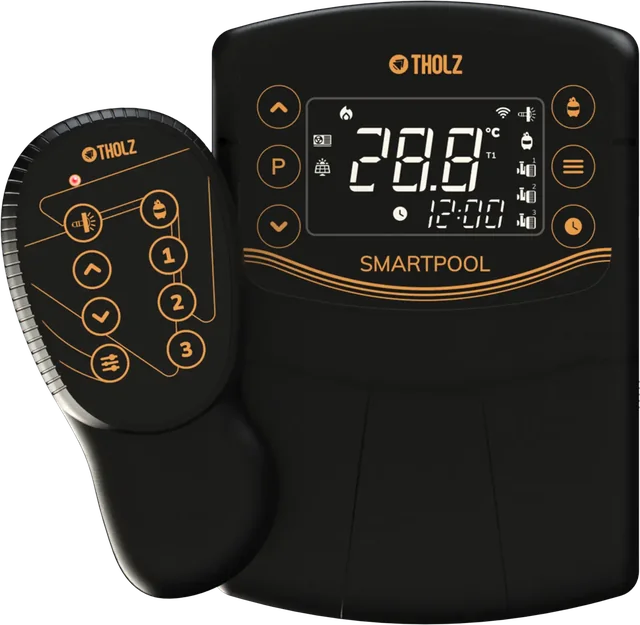 Controle de automação Tholz SmartPool com controle remoto